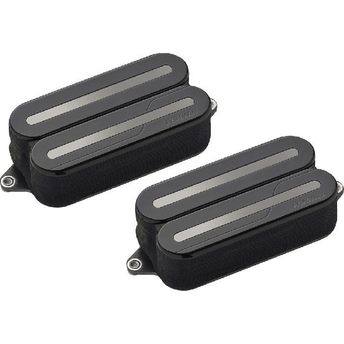 Set 2 Pastillas Humbucker Fluence Modern Open Core Rails - Negra / Black Nickel 2 Set 2 Pastillas Humbucker Fluence Modern Open Core Rails - Negra / Black Nickel 2