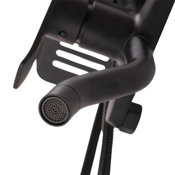 Conjunto Ducha Latón/Zinc-ABS Negro Agua Caliente-Fría Monomando QLI-FA-3019