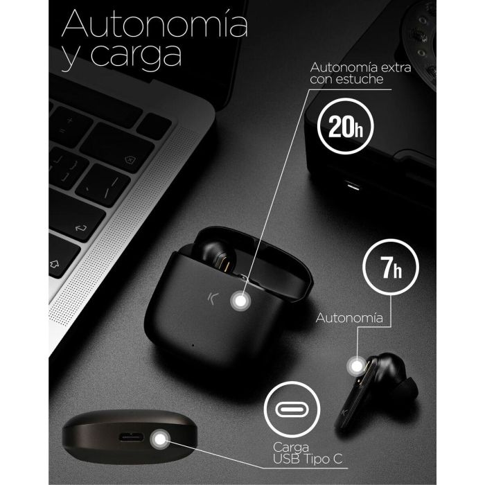 Auriculares Bluetooth KSIX Spark 6 Auriculares Bluetooth KSIX Spark 6