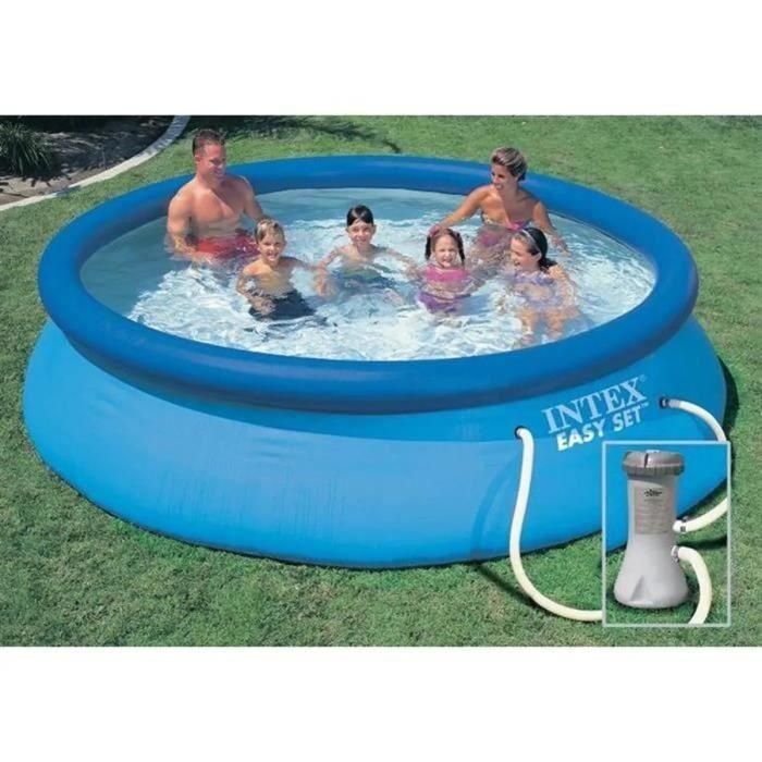 Piscina hinchable redonda easy set con depuradora de cartucho (capacidad 5621 litros) (+ 6 años) 366x76cm 2