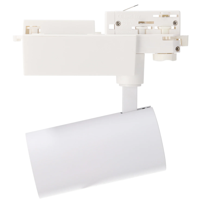 Foco de Carril LED 30W 90Lm/W CRI >95 4000K Driver Lifud Trifásico 50.000H 1