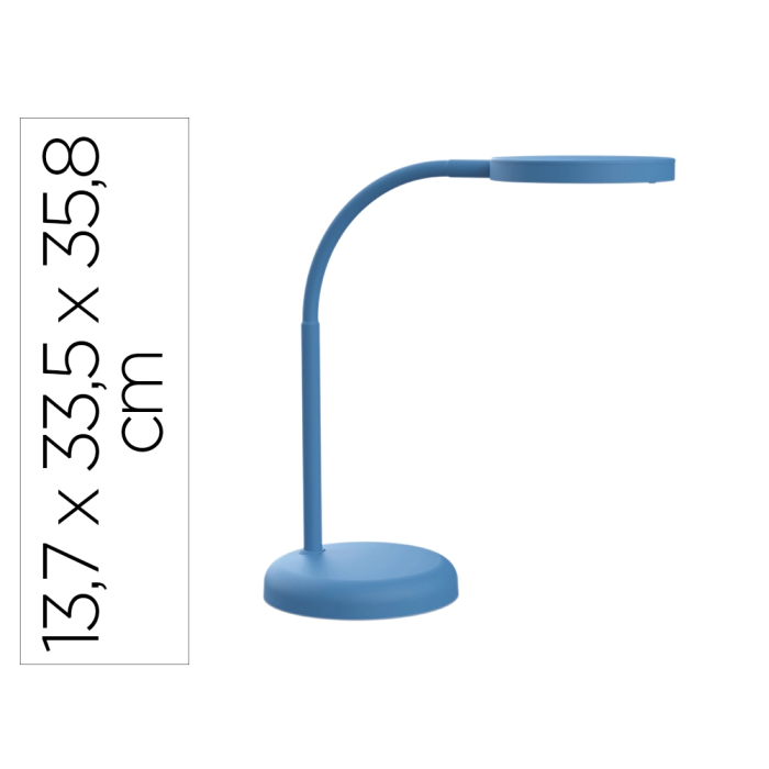Maul Lámpara de escritorio LED 5W 769lm Luz Cálida Brazo y Cabezal Giratorios Azul 0 Maul Lámpara de escritorio LED 5W 769lm Luz Cálida Brazo y Cabezal Giratorios Azul 0