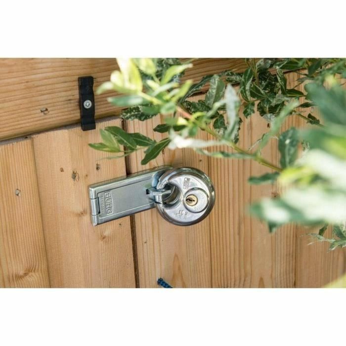 Burg Wachter Candado cilíndrico 21 70 SB Acero inoxidable 70 mm apertura con llave 1