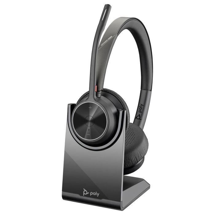 HP Poly Voyager 4320 USB-C Headset with Charge Stand Bluetooth Wireless Headset for Office and Home