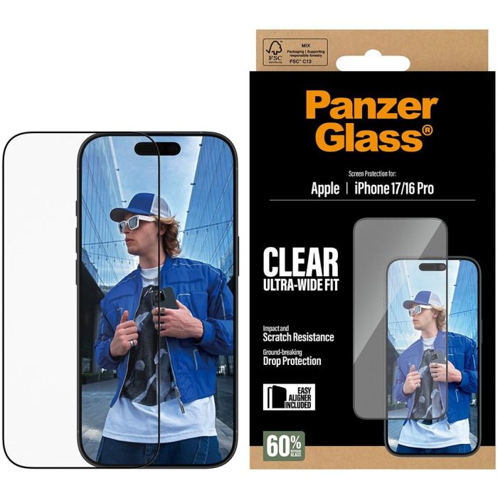 PanzerGlass Schutzglas iPhone 17/16 Pro UWF 1