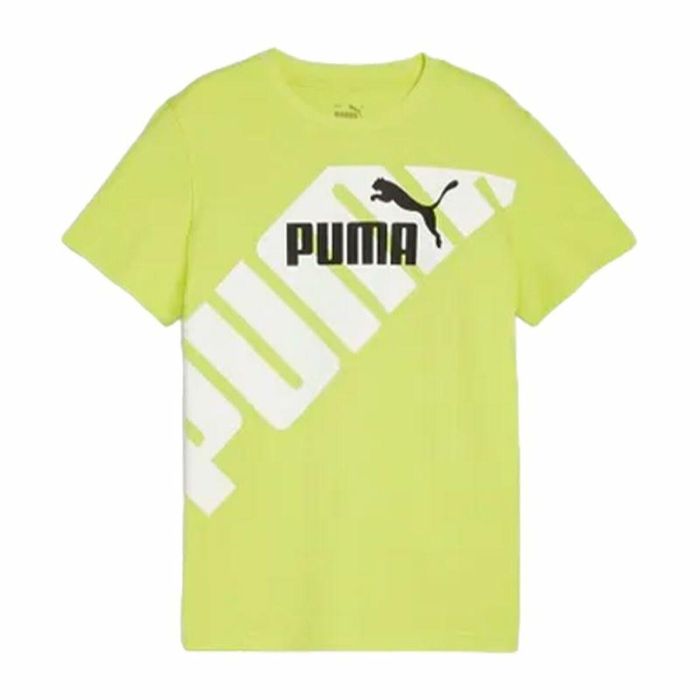 Camiseta de Manga Corta Infantil Puma POWER Graphic 7-8 Años 0 Camiseta de Manga Corta Infantil Puma POWER Graphic 7-8 Años 0