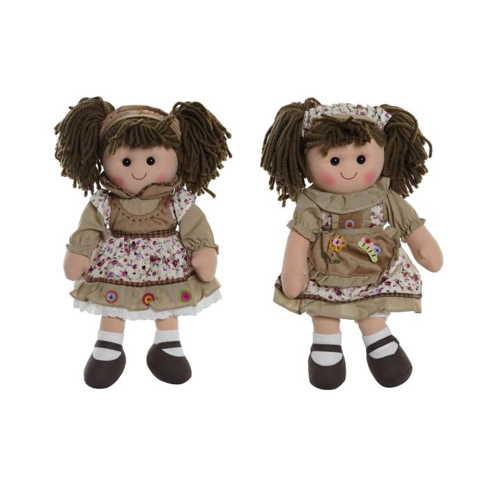 Muñeca Kids DKD Home Decor Marron Marron 10 x 35 x 24 cm (4 Unidades) 0 Muñeca Kids DKD Home Decor Marron Marron 10 x 35 x 24 cm (4 Unidades) 0
