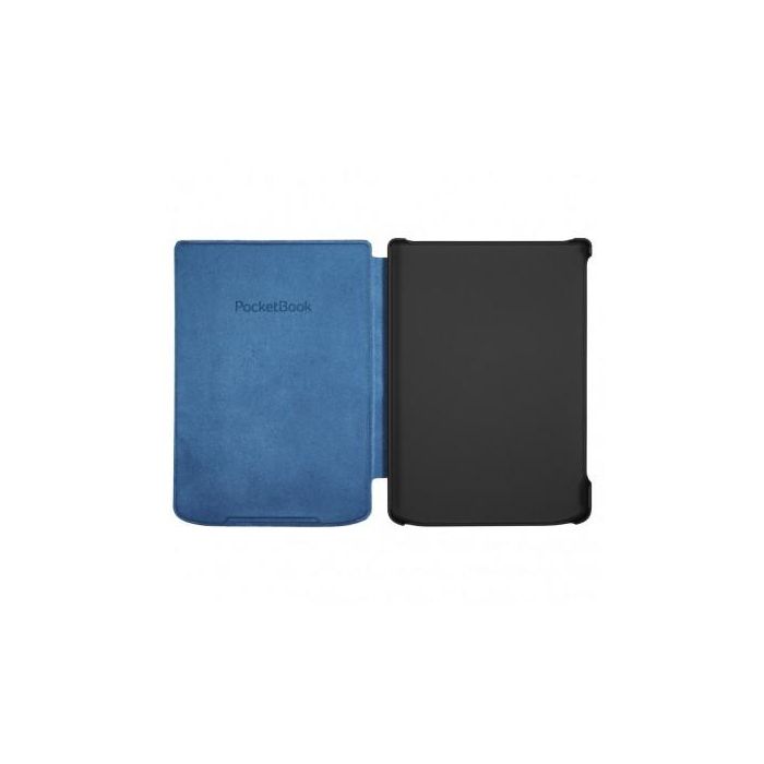 Pocketbook Funda Carcasa Shell Series Verse Plus/Pro para eReader 6 Pulgadas Diseño Patrón Flores Blanco y Azul 4