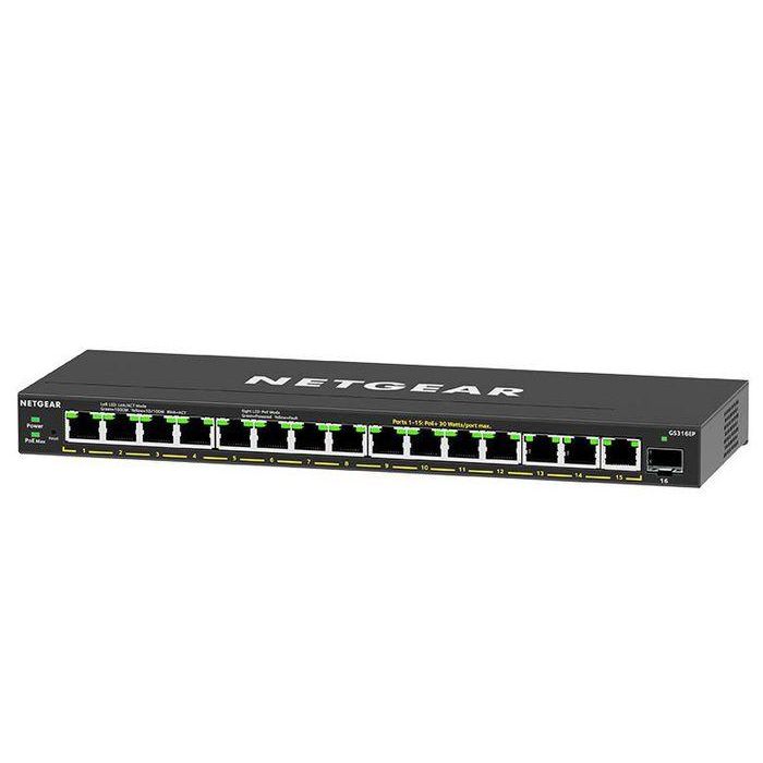 Switch Netgear GS316EP-100PES 28 Gbps 2 Switch Netgear GS316EP-100PES 28 Gbps 2