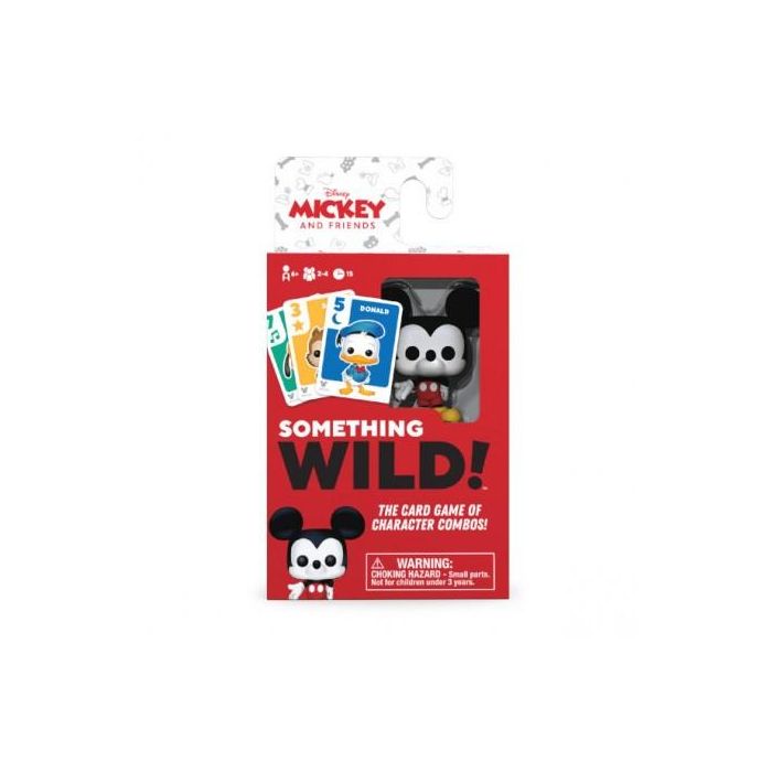 Funko Juego de Mesa Something Wild! Mickey & Friends | Juego de Cartas Rápido y Divertido con Figuras Pop 0 Funko Juego de Mesa Something Wild! Mickey & Friends | Juego de Cartas Rápido y Divertido con Figuras Pop 0
