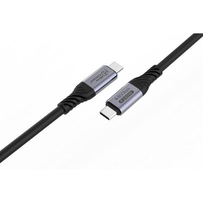 MicroConnect USB-C cable 0.5m, 240W, 80Gbps, USB4 Gen 4 1 MicroConnect USB-C cable 0.5m, 240W, 80Gbps, USB4 Gen 4 1
