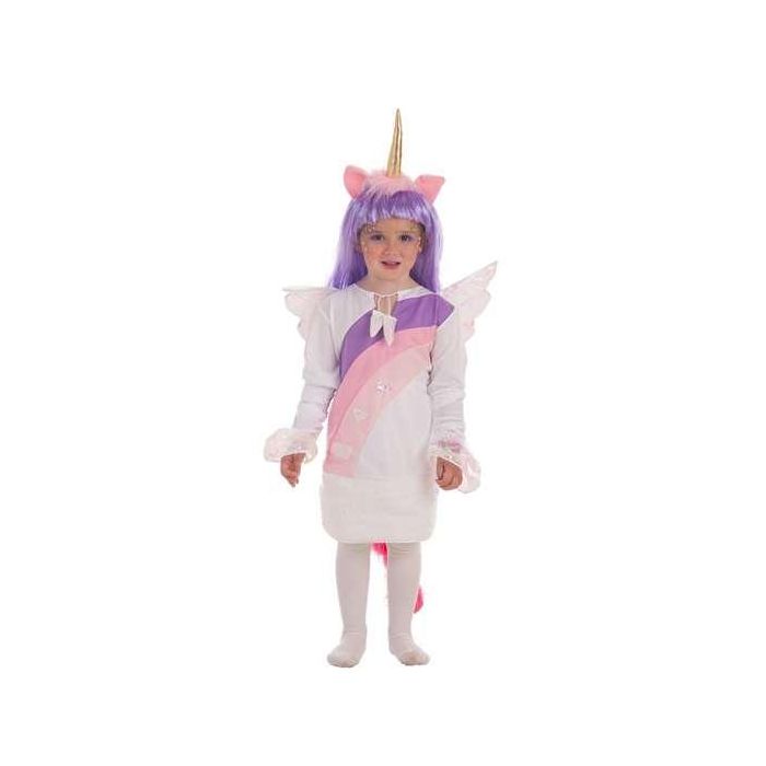 Creaciones Llopis t-1 Disfraz Infantil de Unicornio con Mono, Calcetines y Peluca con Orejas y Cuerno para Niños de 3 a 5 Años Creaciones Llopis t-1 Disfraz Infantil de Unicornio con Mono, Calcetines y Peluca con Orejas y Cuerno para Niños de 3 a 5 Años