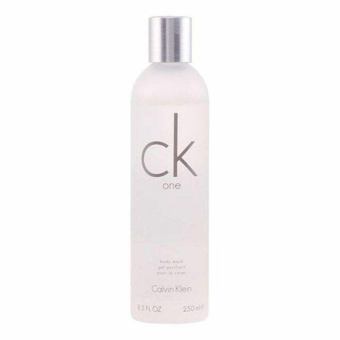 Calvin Klein CK ONE Gel de Baño Refrescante 250 ml - Fragancia Icónica y Dinámica Unisex que Hidrata y Revitaliza tu Piel