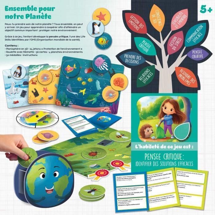 Juntos por el Planeta - Juego de Mesa - HABILIDADES PARA LA VIDA - Tablero Ilustrado 1 Juntos por el Planeta - Juego de Mesa - HABILIDADES PARA LA VIDA - Tablero Ilustrado 1