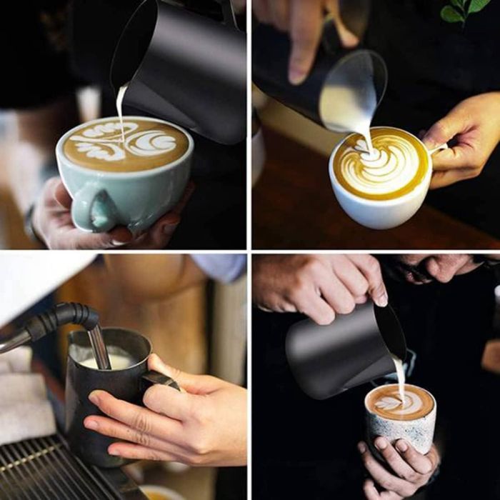 Inde Lechera Acero Inox Black 600 ml (8x11 cm) 5