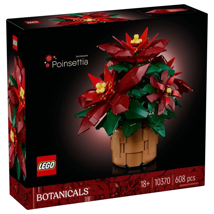 LEGO 10370 Icons Flor de Pascua, Juego Construcción 608 Piezas, 18+ Años 37