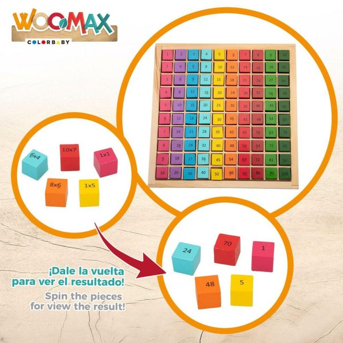 Juego de habilidad Woomax 101 Piezas 19 x 2 x 19 cm (6 Unidades) 4 Juego de habilidad Woomax 101 Piezas 19 x 2 x 19 cm (6 Unidades) 4