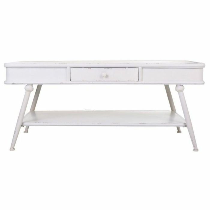 Mesa de Centro Alexandra House Living Blanco Hierro 60 x 53 x 120 cm 5