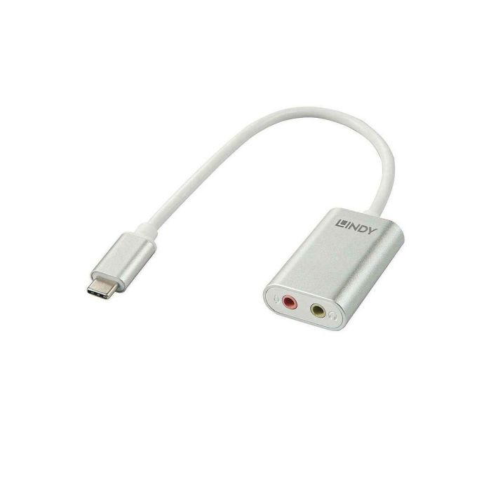 Adaptador USB-C a Jack 3.5 mm LINDY 42711 1