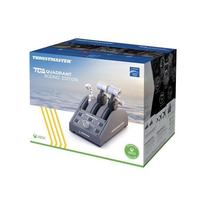 Thrustmaster TCA QUADRANT Boeing Palanca de mando para PC, Xbox Series X/S, One X - Gris, USB, 4060219 8 Thrustmaster TCA QUADRANT Boeing Palanca de mando para PC, Xbox Series X/S, One X - Gris, USB, 4060219 8