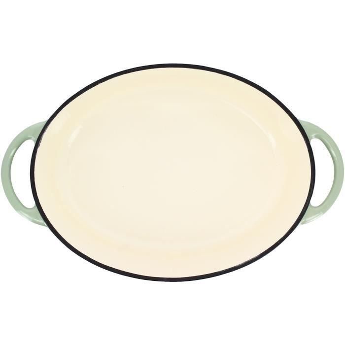 Cacerola - MENASTYL - 6020072 - Redonda - Hierro fundido esmaltado - Verde - 6,5 litros 3 Cacerola - MENASTYL - 6020072 - Redonda - Hierro fundido esmaltado - Verde - 6,5 litros 3