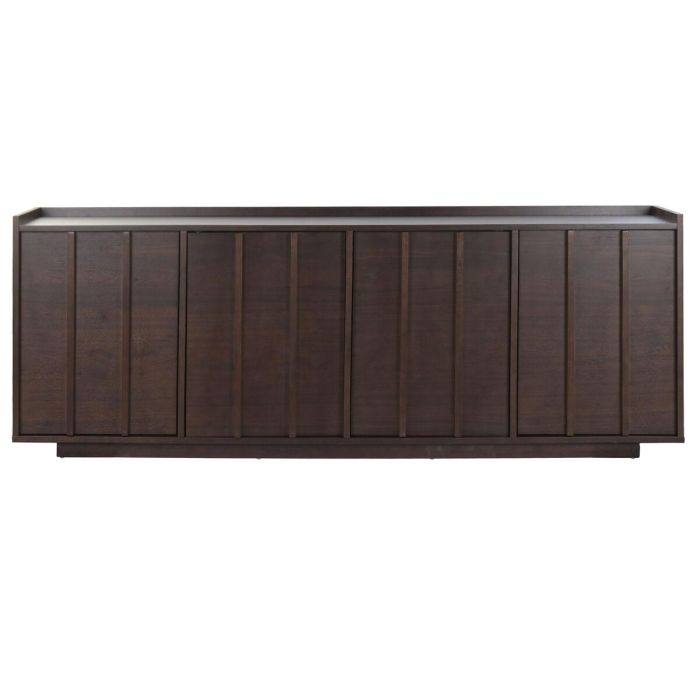 Aparador Home ESPRIT Marrón oscuro Madera MDF 200 X 40 X 75 CM 1 Aparador Home ESPRIT Marrón oscuro Madera MDF 200 X 40 X 75 CM 1