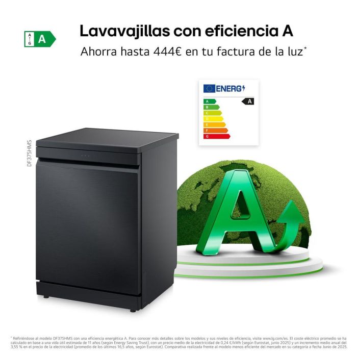 Lavavajillas LG DF375HMS 60 cm 1