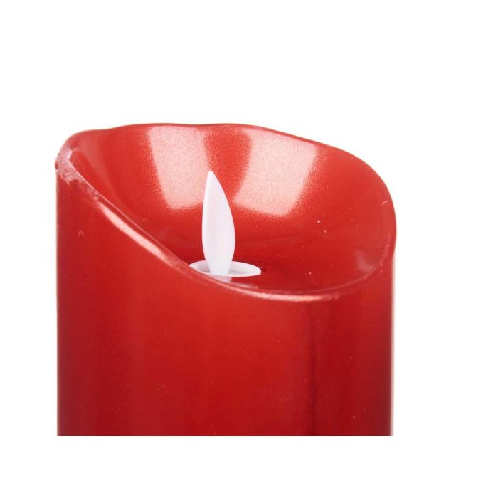 Vela Llama Led Rojo 24Cm Acorde (12 Unidades) 3 Vela Llama Led Rojo 24Cm Acorde (12 Unidades) 3