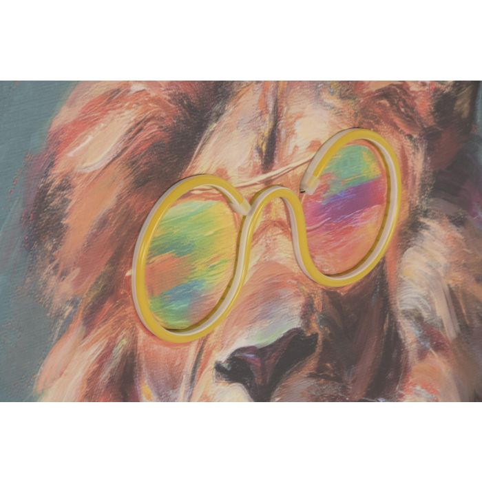 DKD Home Decor Cuadro Moderno Multicolor Rosa 3 x 93 x 63 cm (2 Unidades) 2