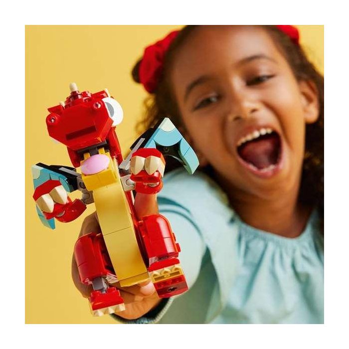 Juego de construccion dragón rojo lego creator 6 Juego de construccion dragón rojo lego creator 6