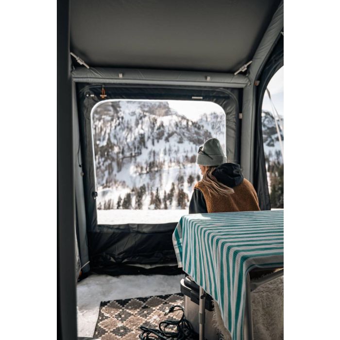 Toldo hinchable - DOMETIC - Winter Air PVC 180 - M - Ancho 1,8 m - Vestíbulo estático hinchable para nieve - Fabricado en PVC Weathershield 5 Toldo hinchable - DOMETIC - Winter Air PVC 180 - M - Ancho 1,8 m - Vestíbulo estático hinchable para nieve - Fabricado en PVC Weathershield 5