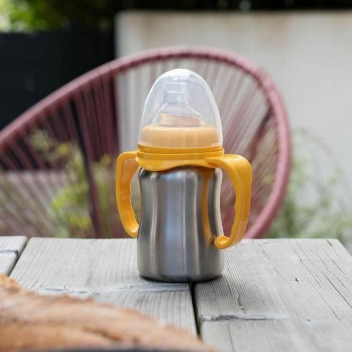 Thermobaby THE3023191861493 Vaso de aprendizaje, acero inoxidable, 180 ml, amarillo mango, ergonómico y antigoteo 5 Thermobaby THE3023191861493 Vaso de aprendizaje, acero inoxidable, 180 ml, amarillo mango, ergonómico y antigoteo 5