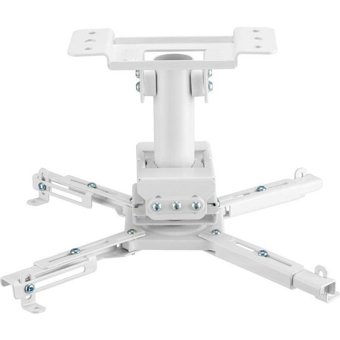 Vivolink Soporte Techo Proyector Profesional hasta 35 kg, 255 mm, Rotación 360°, Blanco 5