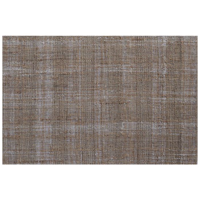 DKD Home Decor Alfombra de Suelo Estilo Boho de Yute Natural 2200 gsm con Base Antideslizante. 300 x 200 cm.