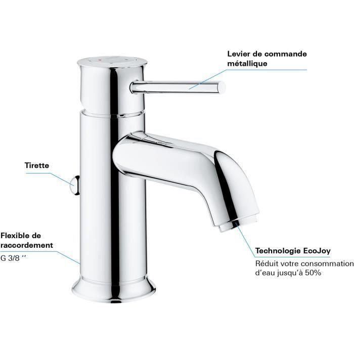 GROHE - Mezclador monomando de lavabo - Tamaño S 4