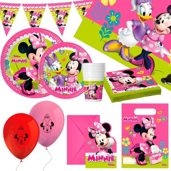 Set Artículos de Fiesta Minnie Mouse 66 Piezas 0 Set Artículos de Fiesta Minnie Mouse 66 Piezas 0