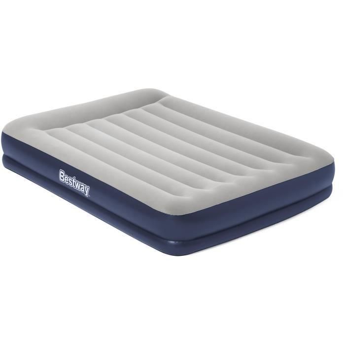 Cama hinchable - BESTWAY - Colchón de 2 plazas - 203 x 152 x 36 cm - Electrobomba integrada 1