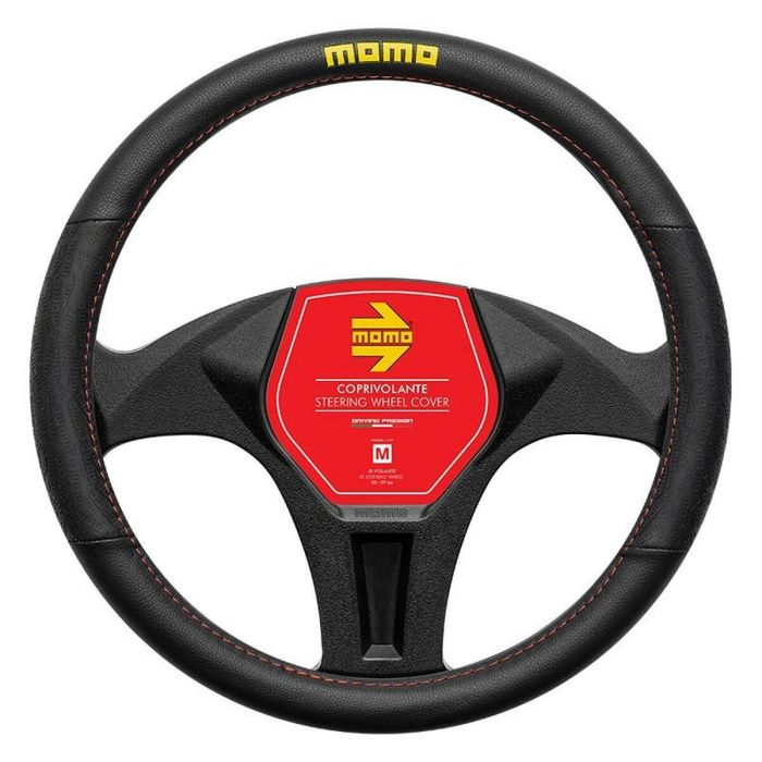 Funda para Volante MOMO MOMLSWC0LAPBR Negro/Rojo Ø 38-39 cm