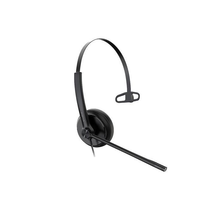 Auriculares con Micrófono Yealink YHS34-MONO Negro 0 Auriculares con Micrófono Yealink YHS34-MONO Negro 0