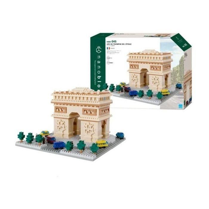 Nanoblock BAN1741037406501 Arco del Triunfo Edificio Famoso Set de Bloques de Construcción en Miniatura 2 Nanoblock BAN1741037406501 Arco del Triunfo Edificio Famoso Set de Bloques de Construcción en Miniatura 2
