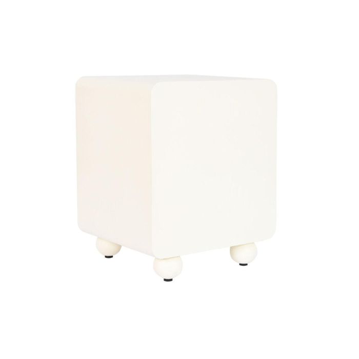 Mesita De Noche Moderno DKD Home Decor Blanco 40 x 55 x 45 cm 5