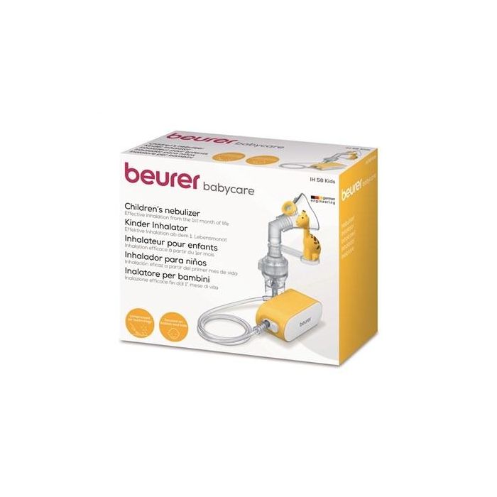 Beurer IH-58 KIDS Inhalador para Niños con Tecnología de Aire Comprimido, Ideal para Asma y Vías Respiratorias 3