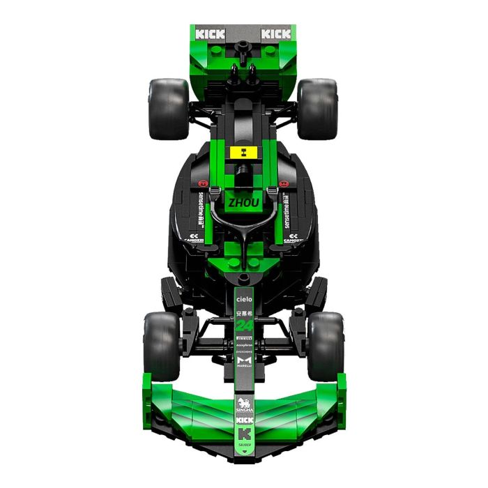 DEQUBE C55032W - Coche Kick Sauber F1 Team C44 de Zhou Guanyu 1:24 - Maqueta de 314 Piezas Licencia CADA 2