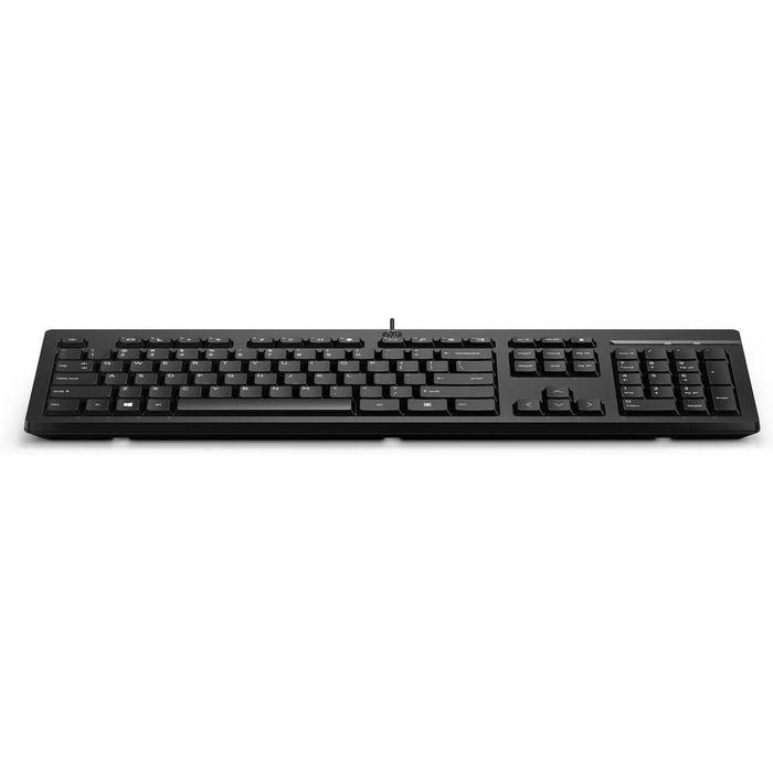 HP 125 Teclado USB con Cable Ergonómico, Diseñado para Productividad Diaria en Todos los Países de la UE 0 HP 125 Teclado USB con Cable Ergonómico, Diseñado para Productividad Diaria en Todos los Países de la UE 0