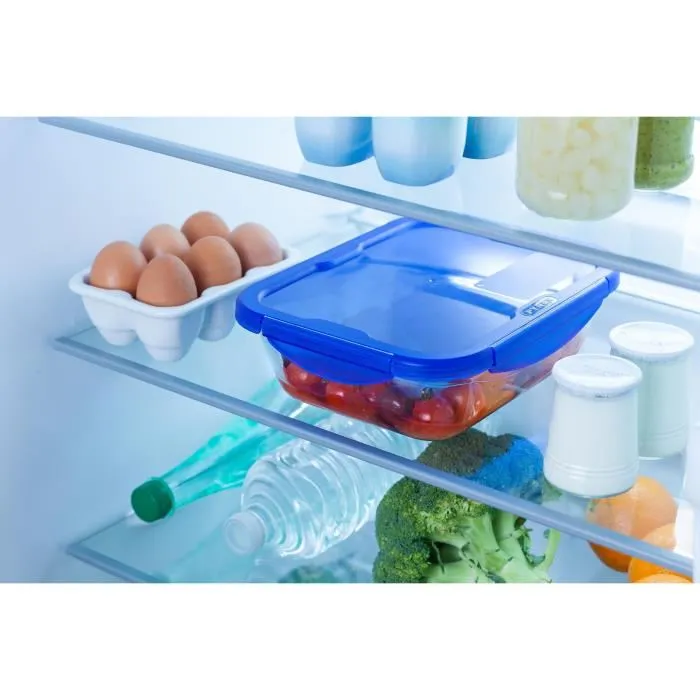 Pyrex Plato de conservación rectangular 3,3L 30x23cm con tapa azul 3