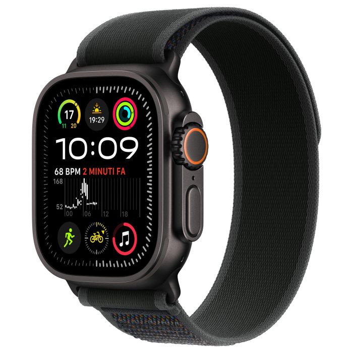 Apple Watch Ultra 2 GPS + Cellular 49mm Black Titanium Case with Black Trail Loop - S/M Reloj Inteligente 0 Apple Watch Ultra 2 GPS + Cellular 49mm Black Titanium Case with Black Trail Loop - S/M Reloj Inteligente 0
