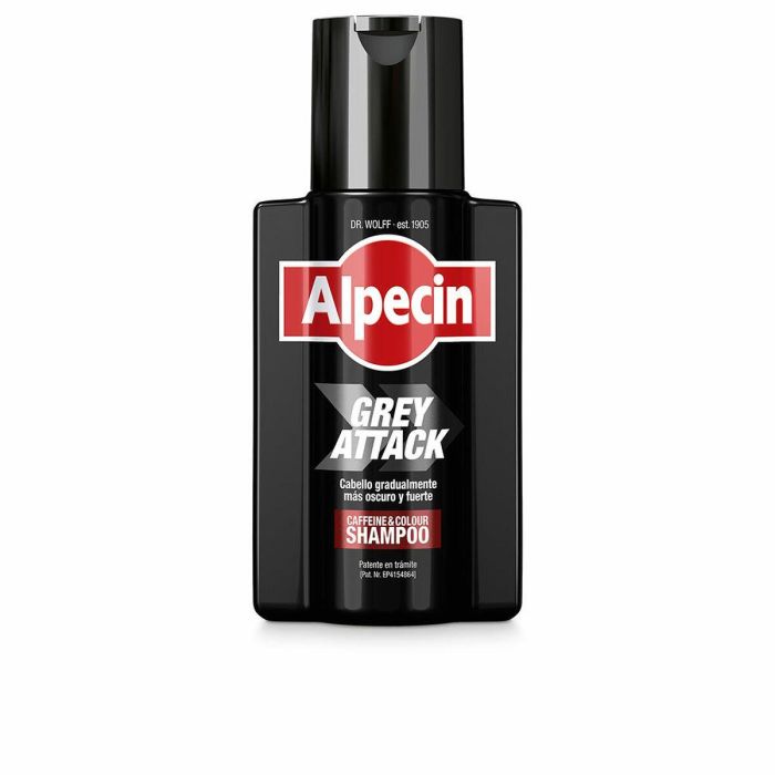 Alpecin GREY ATTACK Champú Anticaída y Anticanas para Hombres 200 ml - Fortalece el Cabello y Atenúa las Canas Alpecin GREY ATTACK Champú Anticaída y Anticanas para Hombres 200 ml - Fortalece el Cabello y Atenúa las Canas