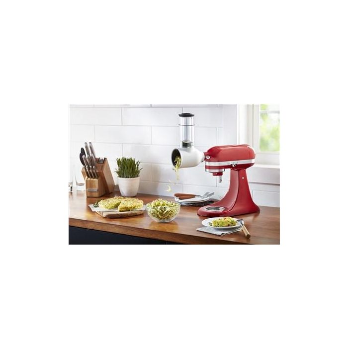 Kitchenaid 5KSMVSA Cortadora y Rebanadora de Verduras, Quesos, Patatas y Cebollas para Preparar Ensaladas, Sopas y Tortillas 5 Kitchenaid 5KSMVSA Cortadora y Rebanadora de Verduras, Quesos, Patatas y Cebollas para Preparar Ensaladas, Sopas y Tortillas 5
