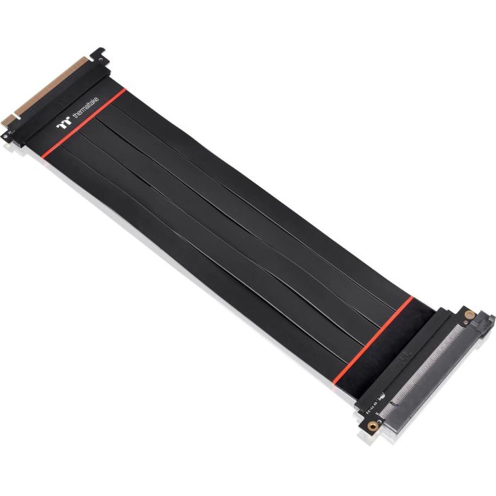 Thermaltake AC-058-CO1OTN-C1 Cable Extensor PCIe 4.0 x16 30cm Macho/Hembra para Tarjeta de Video Negro 1 Thermaltake AC-058-CO1OTN-C1 Cable Extensor PCIe 4.0 x16 30cm Macho/Hembra para Tarjeta de Video Negro 1