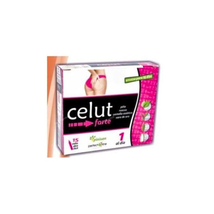 Perfect Line Celut Forte - Suplemento Drenante con Piña y Centella Asiática 15 Viales
